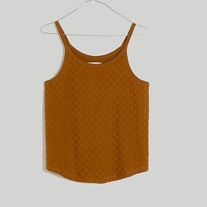 NWT Madewell Cami Tank Top Jacquard